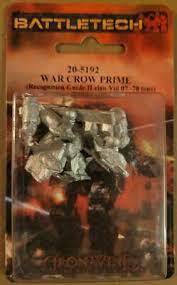 Battletech 20-5192 War Crow Prime 70 Tons